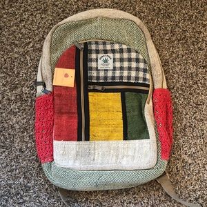 UNISEX Natural Himalayan Hemp Backpack